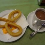 バルセロナ　チュロス　カフェ