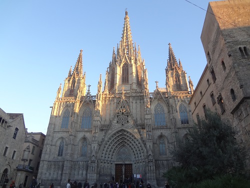 スペイン　バルセロナ　サンタマリア・デル・ピ教会