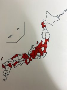 日本一周　白地図