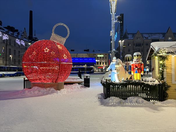 フィンランド　タンペレ　クリスマスマーケット