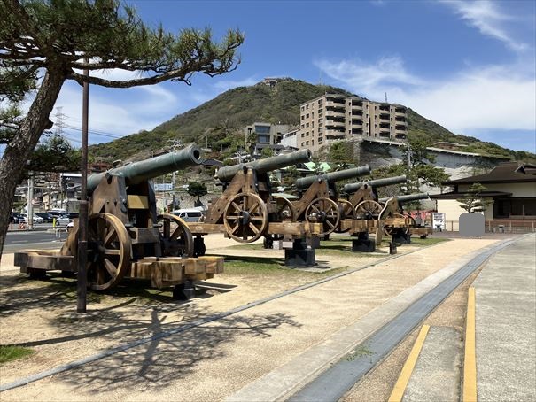 山口県　下関市　大砲レプリカ