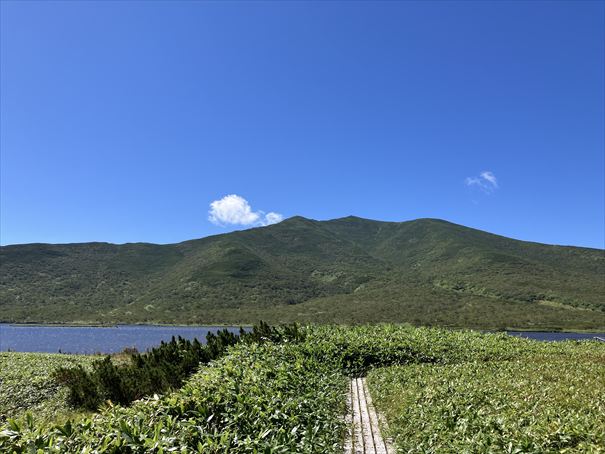 羅臼湖　ハイキング　知床